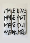 Make Love, Make Art Skateboard Wall Decor Set