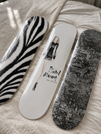 Isabel Marant and Zebra Print Skateboard Wall Decor Set