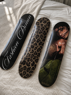 Fashion Demon Cheetah Print Skateboard Wall Decor Set