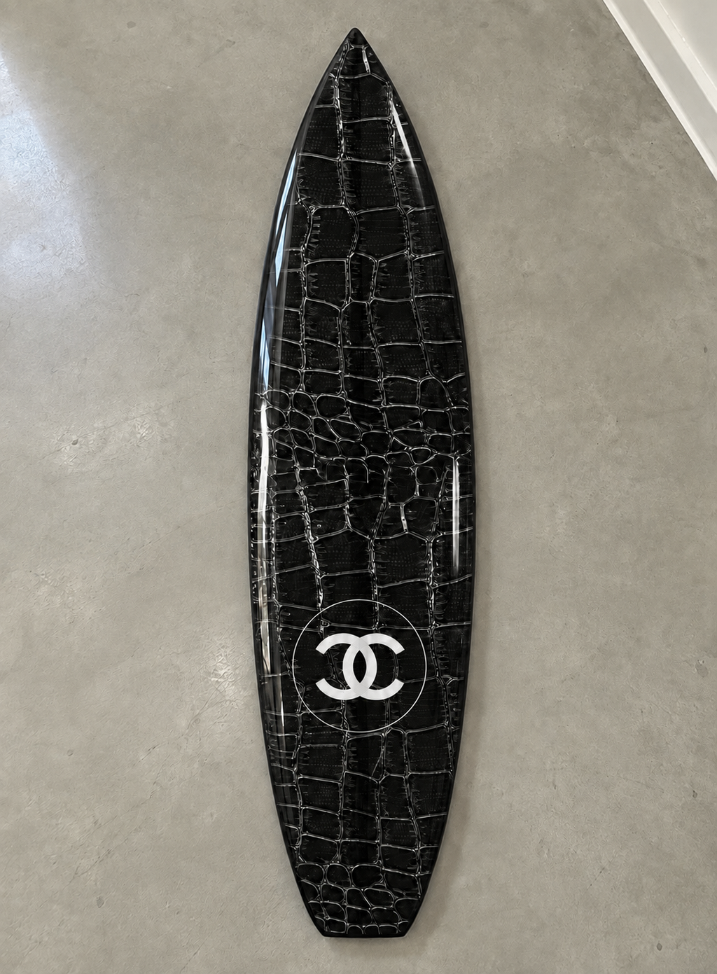 Snake Skin Surfboard Wall Decor