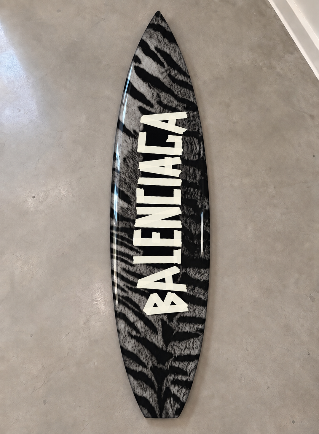 Strip Tape Fashion Surfboard Wall Decor