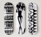 Vogue Saint Laurent Skateboard Wall Decor Set