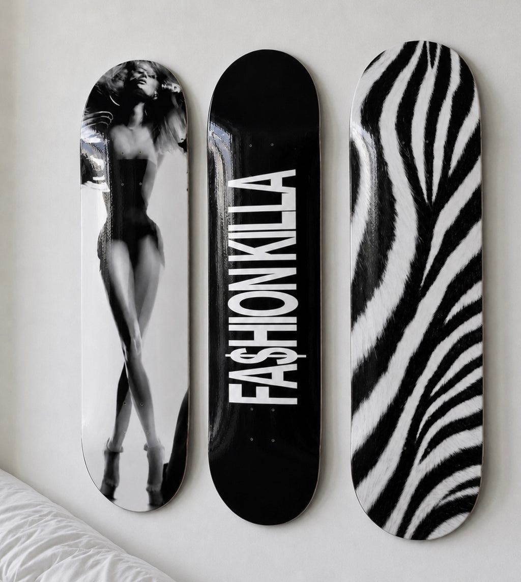 Fashion Killa Skateboard Wall Decor Set