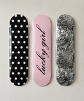 Lucky Girl Disco Skateboard Wall Decor Art