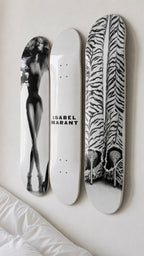 Isabel Marant and Zebra Print Skateboard Wall Decor Set