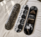 Vogue Cheetah Print Skateboard Wall Decor Set