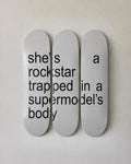 Rockstar Skateboard Wall Decor Set