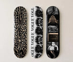 Vogue Cheetah Print Skateboard Wall Decor Set