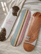Chanel Cheetah Summer Skateboard Wall Decor Set