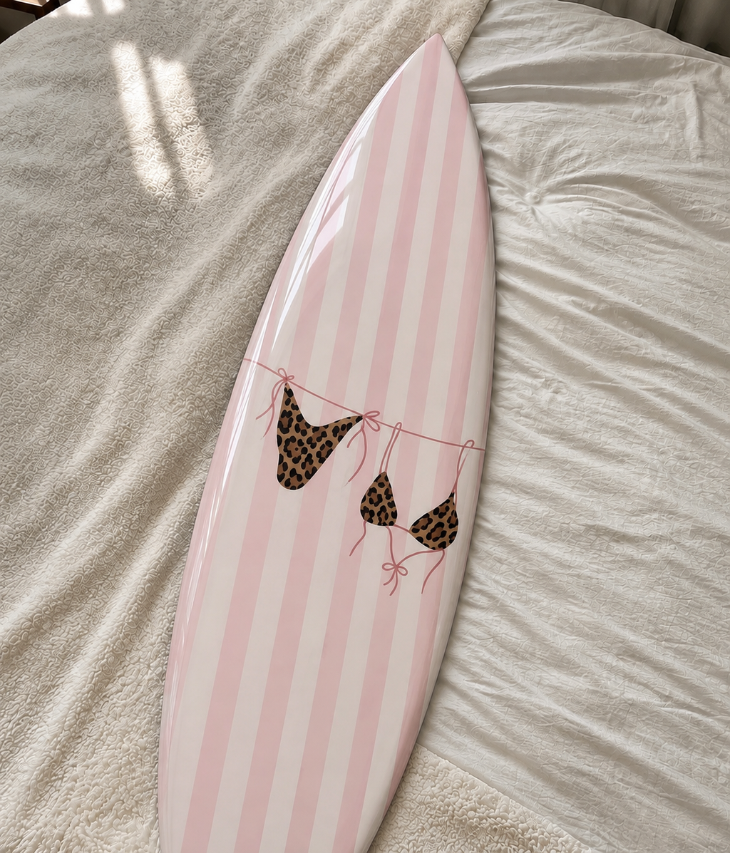 Kini Babe Surfboard Wall Decor