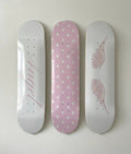 Angel Wing Polka Dot Skateboard Wall Decor Art