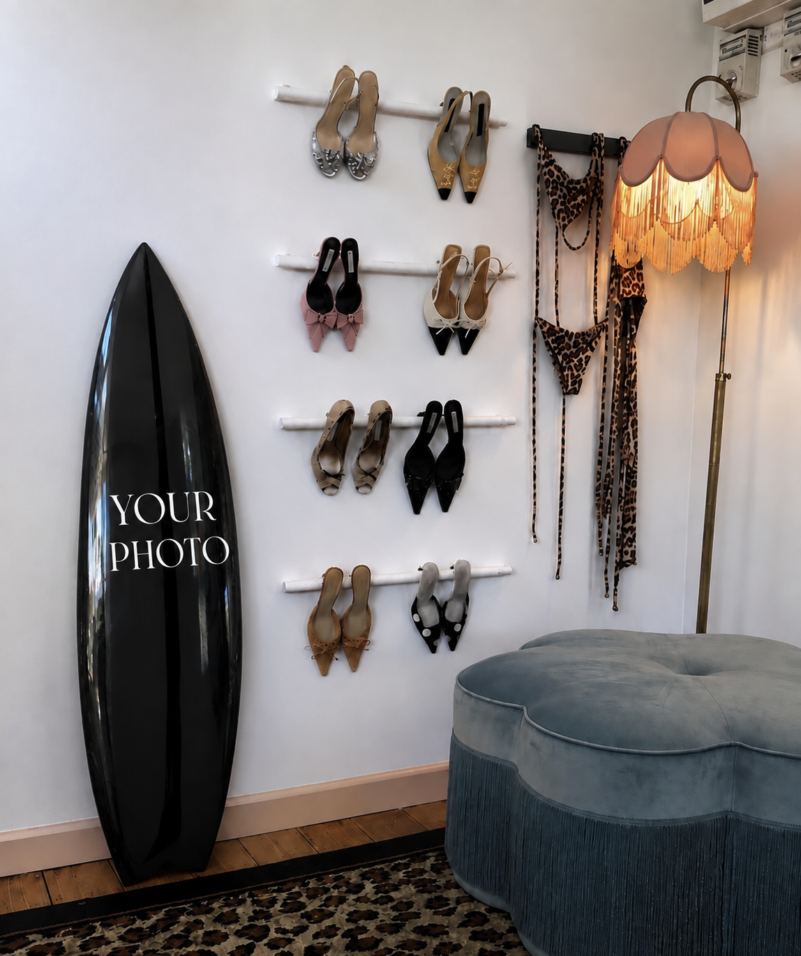 Custom Photo Surfboard Wall Decor