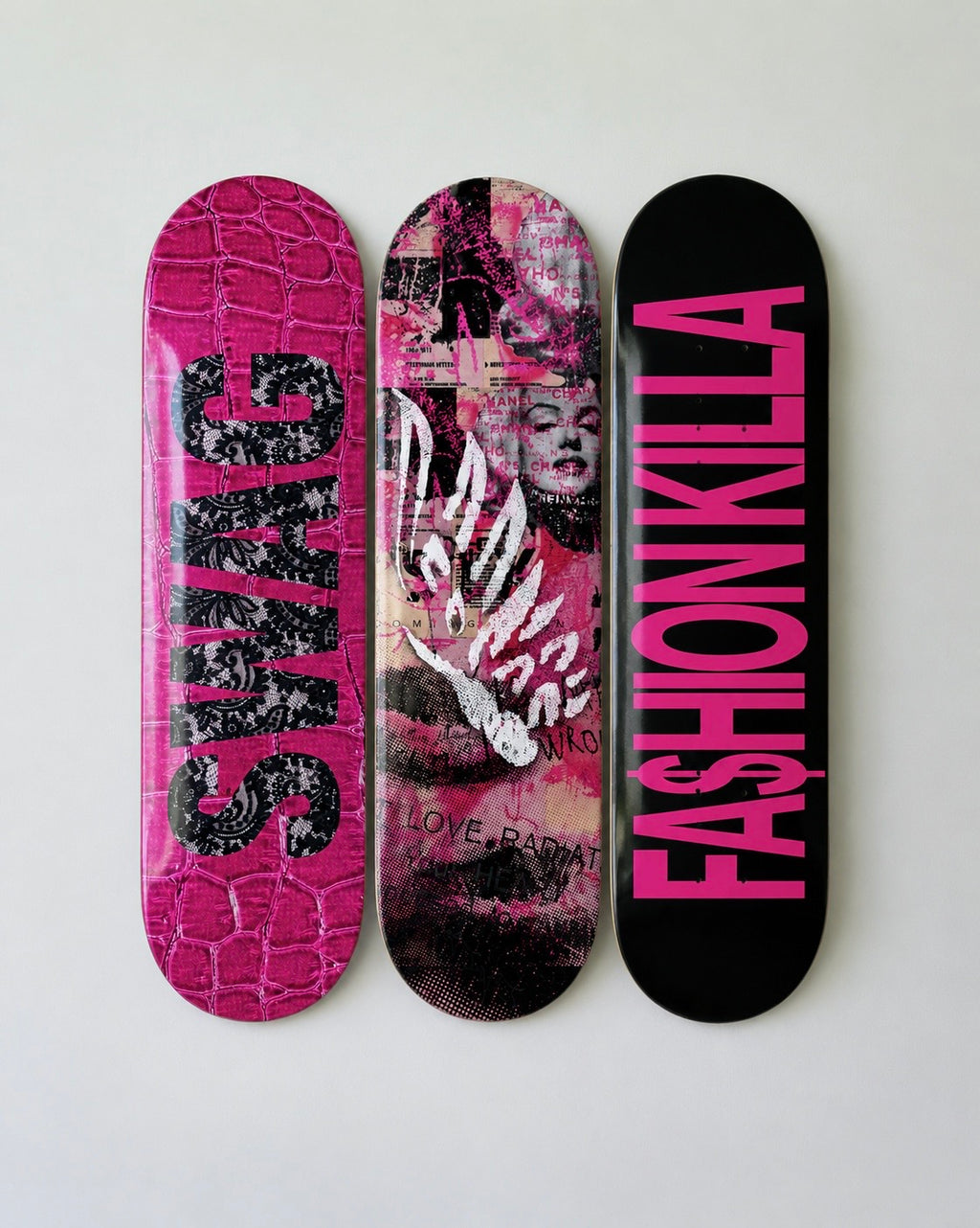 Fashion Killa Swag Skateboard Wall Decor Set
