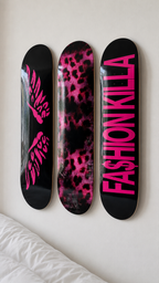 Fashion Killa Skateboard Wall Decor Set
