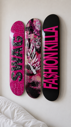 Fashion Killa Swag Skateboard Wall Decor Set