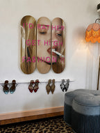 Kate Moss High Fashion Skateboard Wall Decor Set