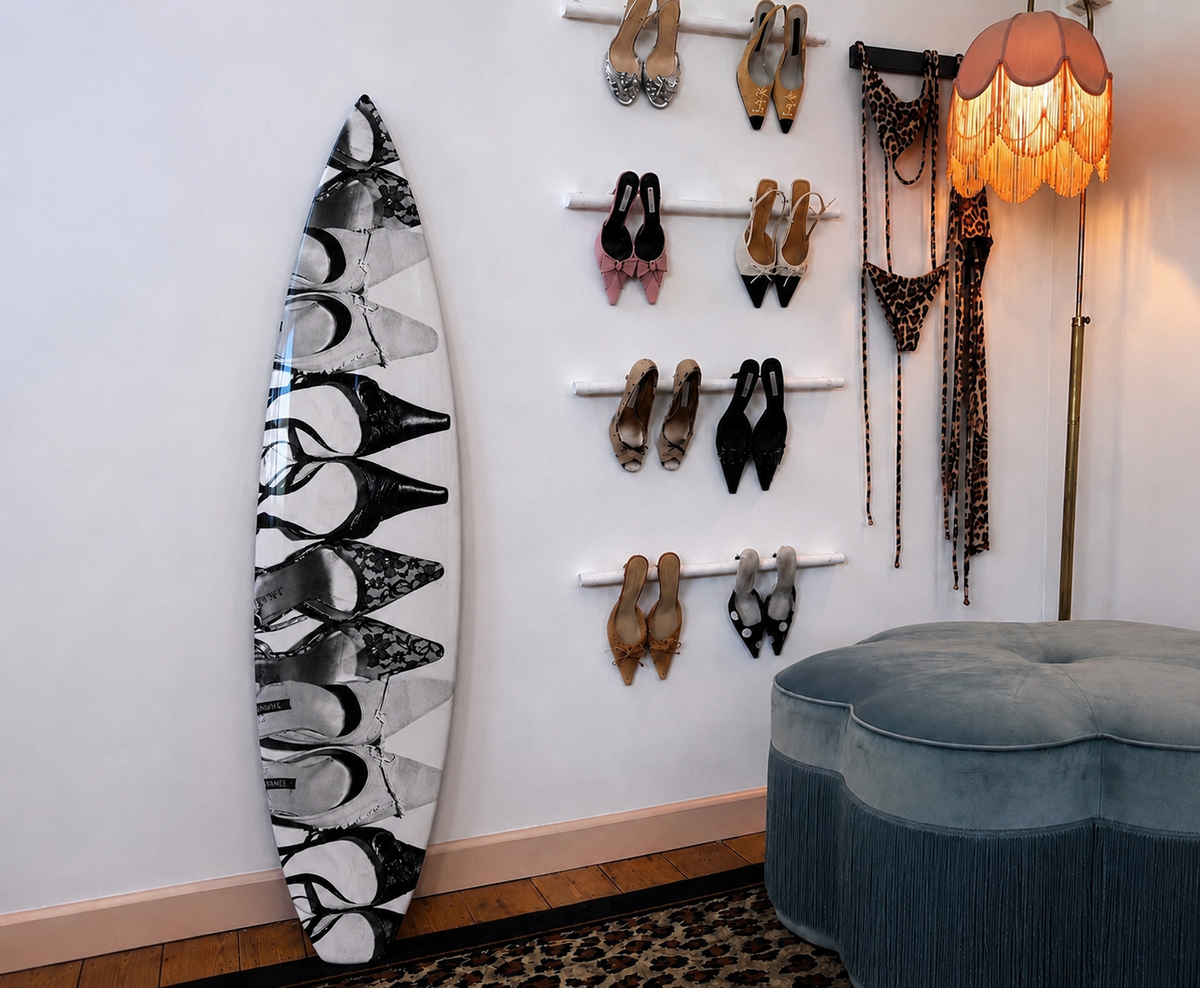 Heel Princess Surfboard Wall Decor