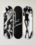 Saint Laurent Skateboard Wall Decor Set