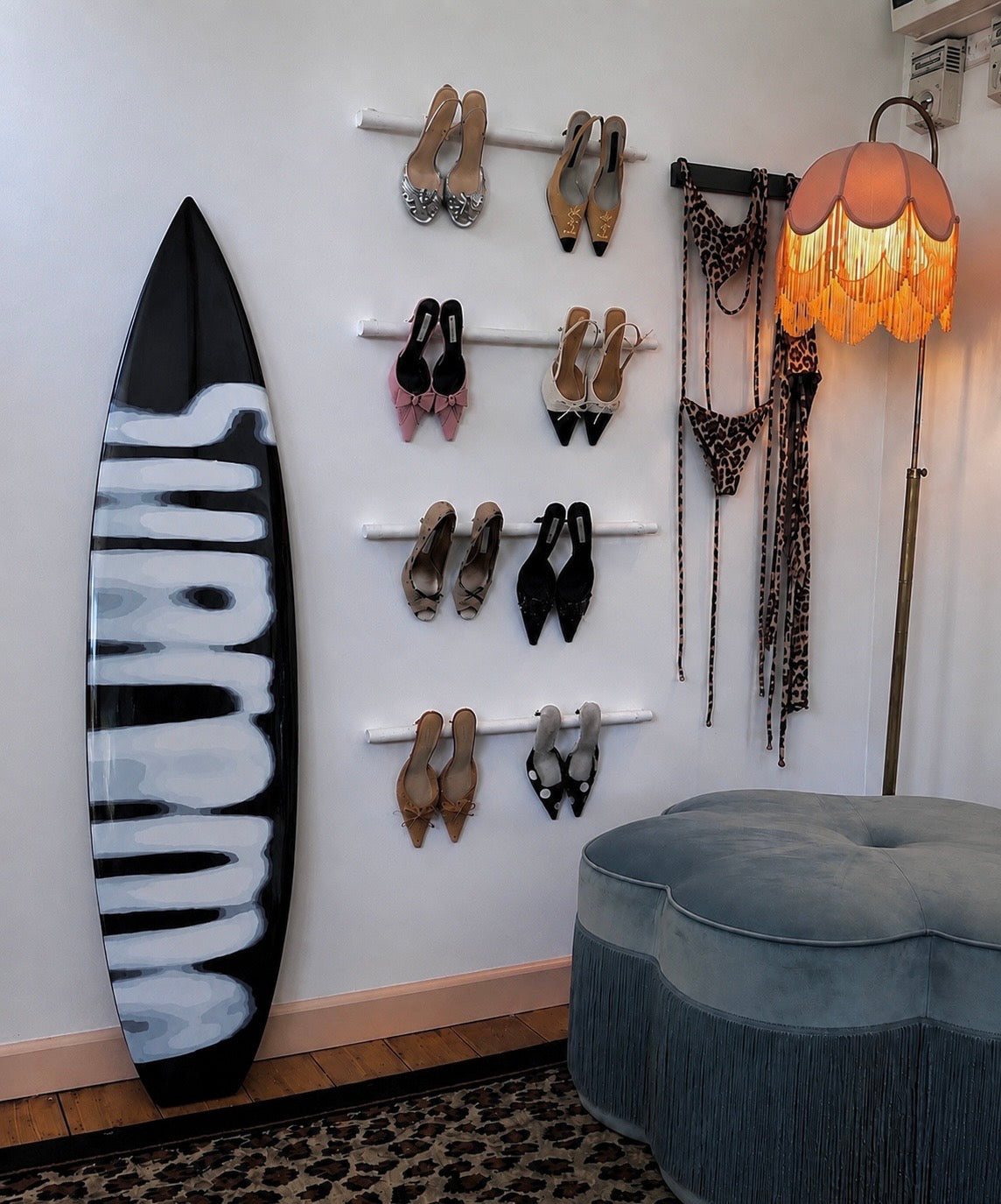 Supreme Print Surfboard Wall Decor