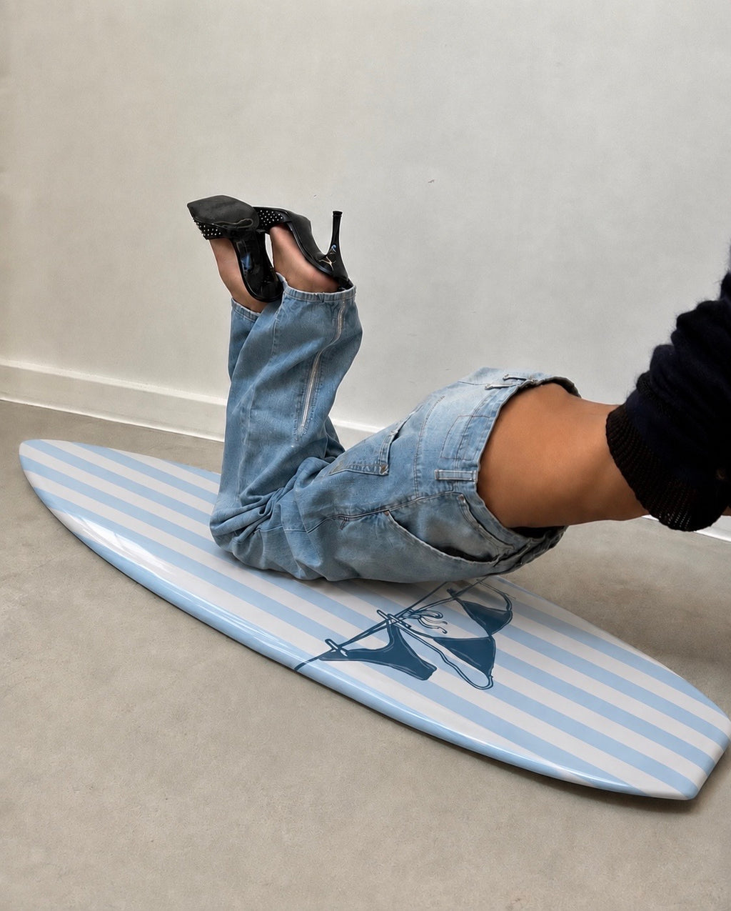 Kini Babe Surfboard Wall Decor