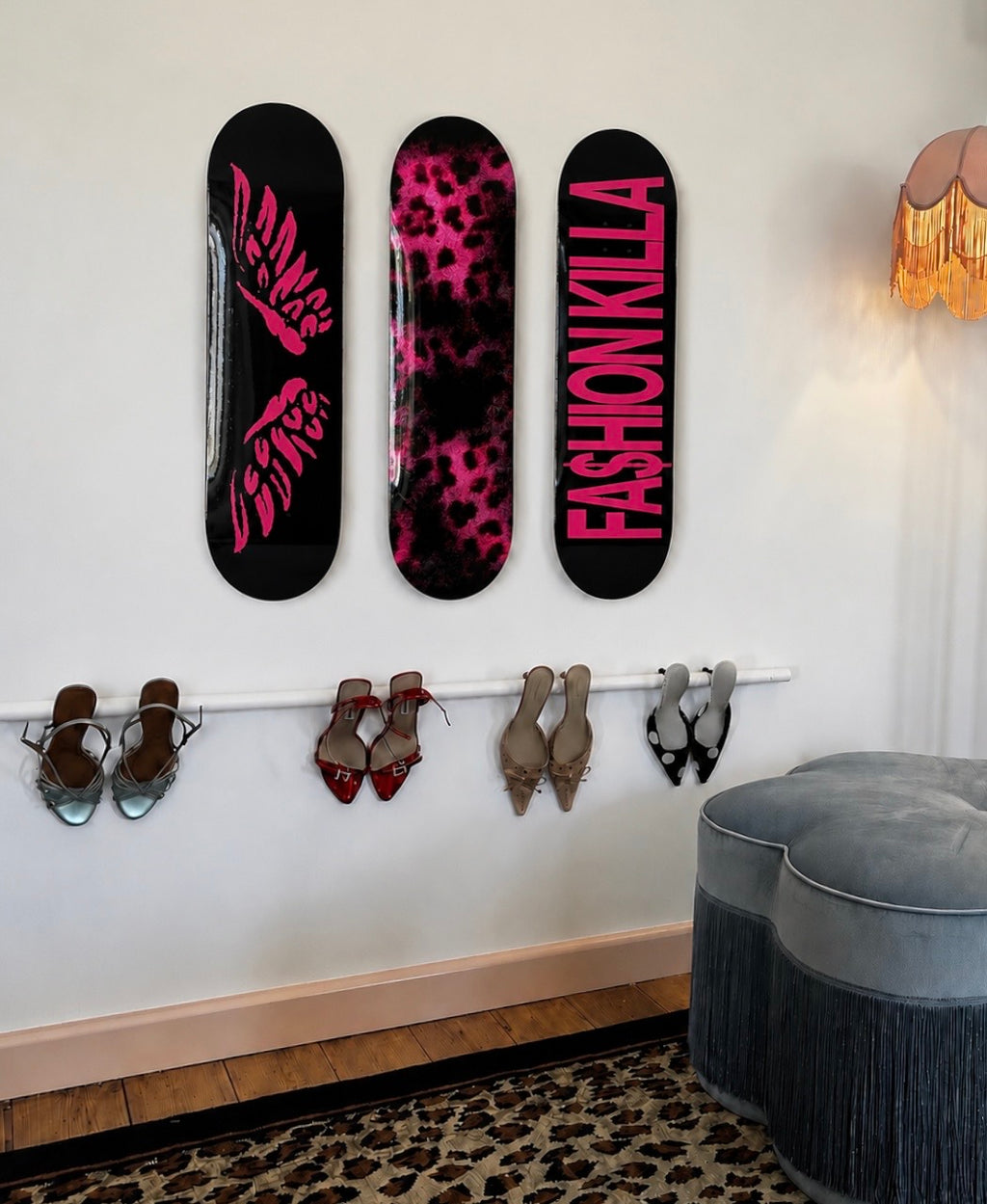 Fashion Killa Skateboard Wall Decor Set