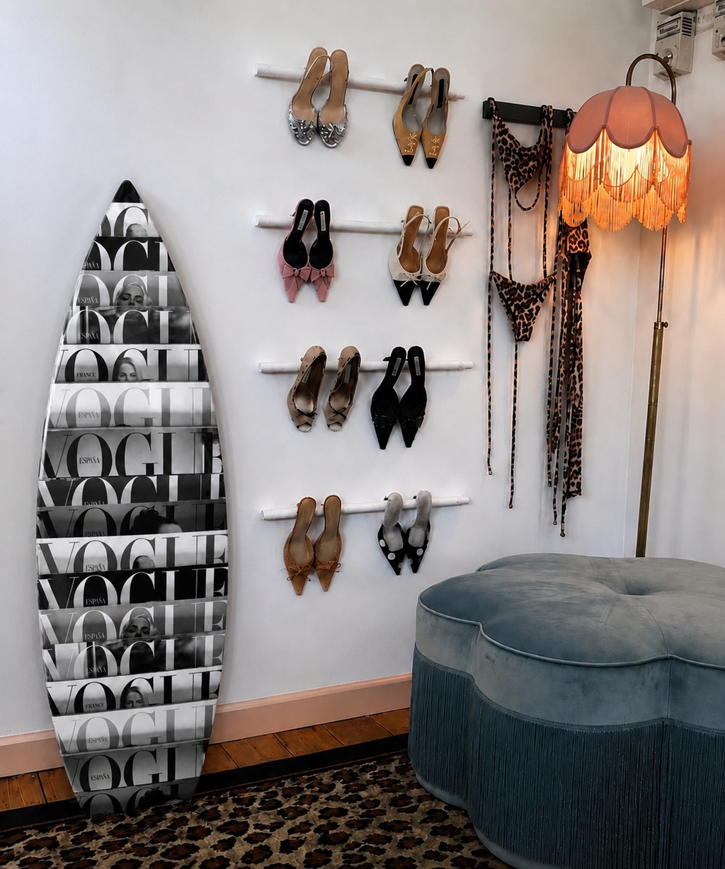 High Fashion Surfboard Wall Decor