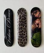 Fashion Demon Cheetah Print Skateboard Wall Decor Set