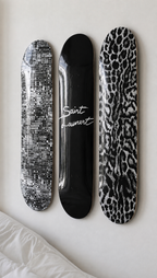 Laurent Cheetah Print Skateboard Wall Decor Art