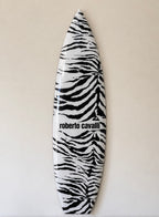 Cavalli Zebra Print Surfboard Wall Decor
