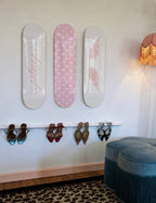 Angel Wing Polka Dot Skateboard Wall Decor Art