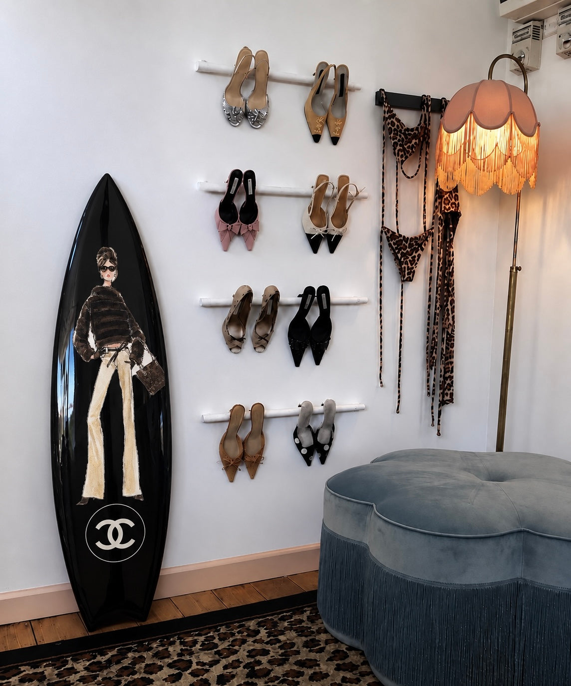The It Girl Surfboard Wall Decor