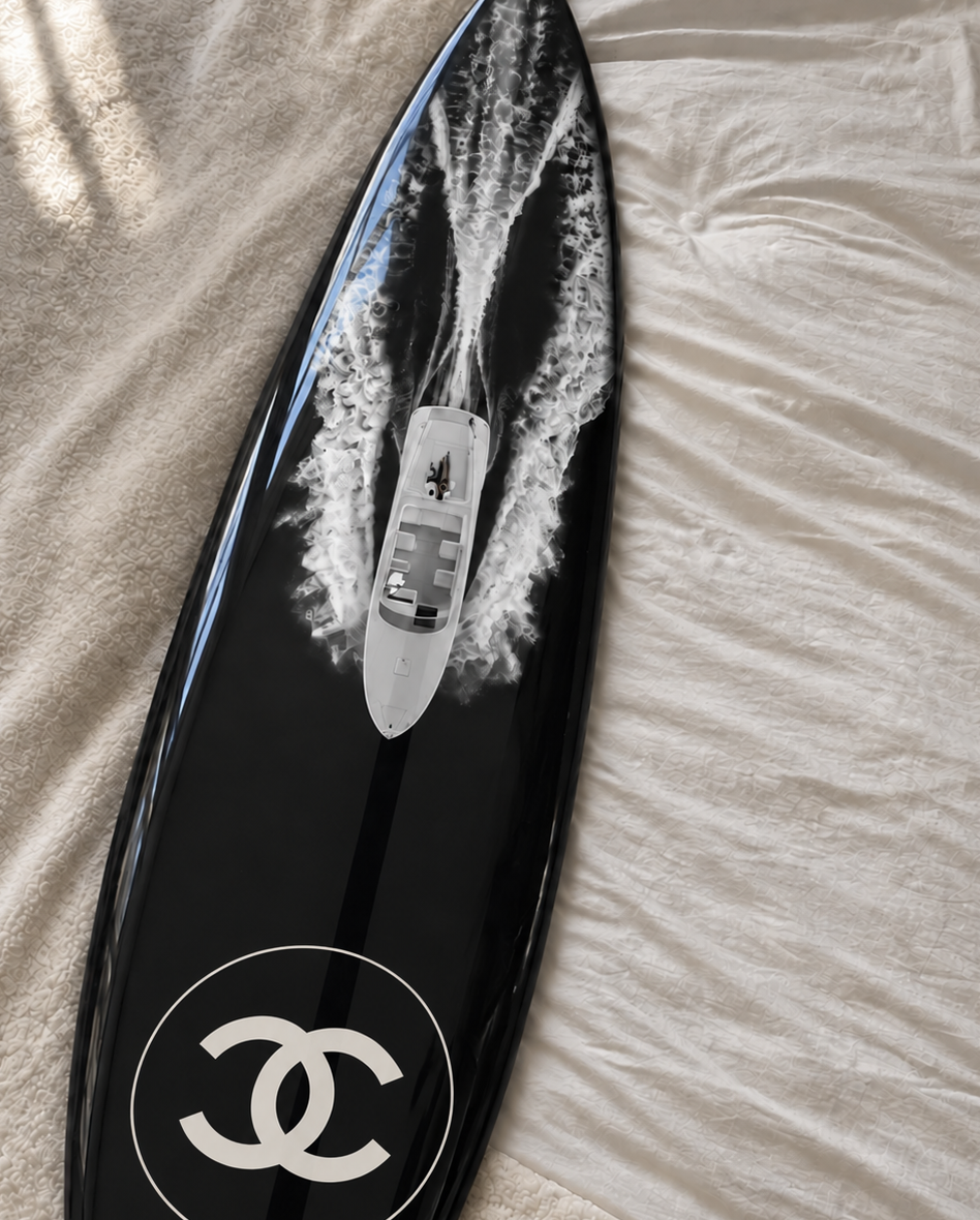 The Amalfi Coast Surfboard Wall Decor