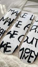 Make Love, Make Art Skateboard Wall Decor Set