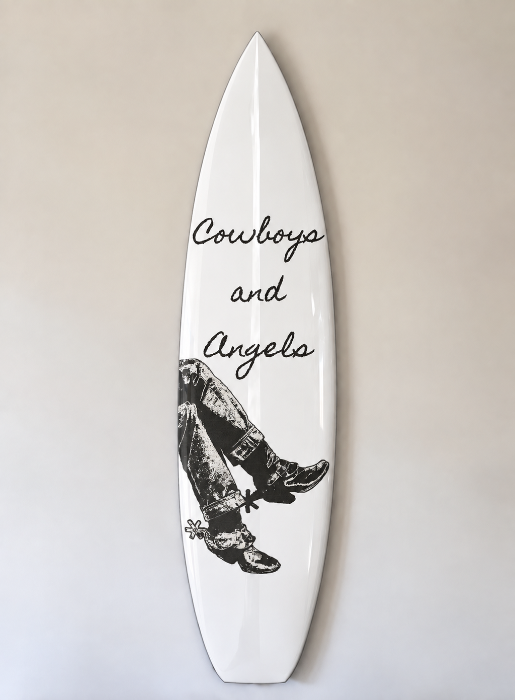 Cowboys & Angels Surfboard Wall Decor