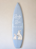 Custom Baby Name Surfboard Wall Decor