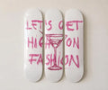 Let’s Get High Fashion Skateboard Wall Decor Set