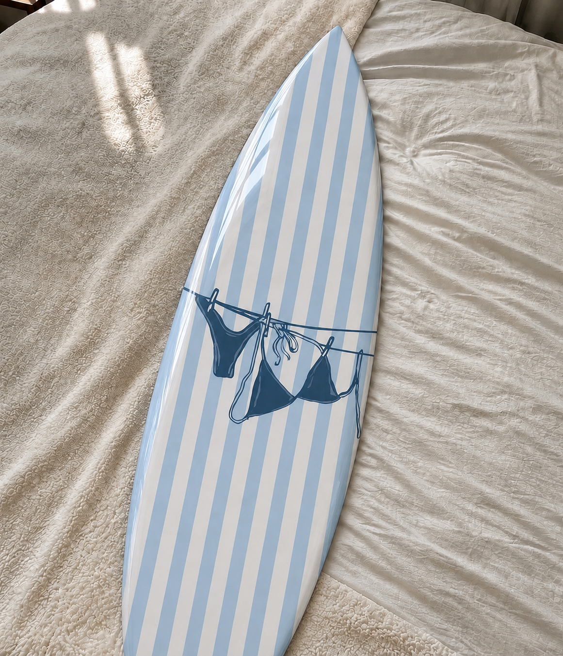 Kini Babe Surfboard Wall Decor