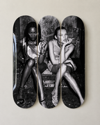 Kate and Naomi Skateboard Wall Decor Set