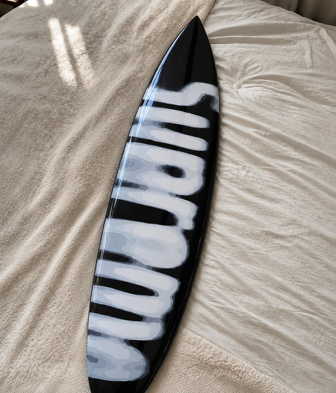 Supreme Print Surfboard Wall Decor