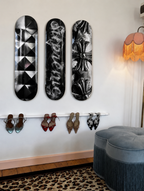 Supreme and Chrome Skateboard Wall Decor Set