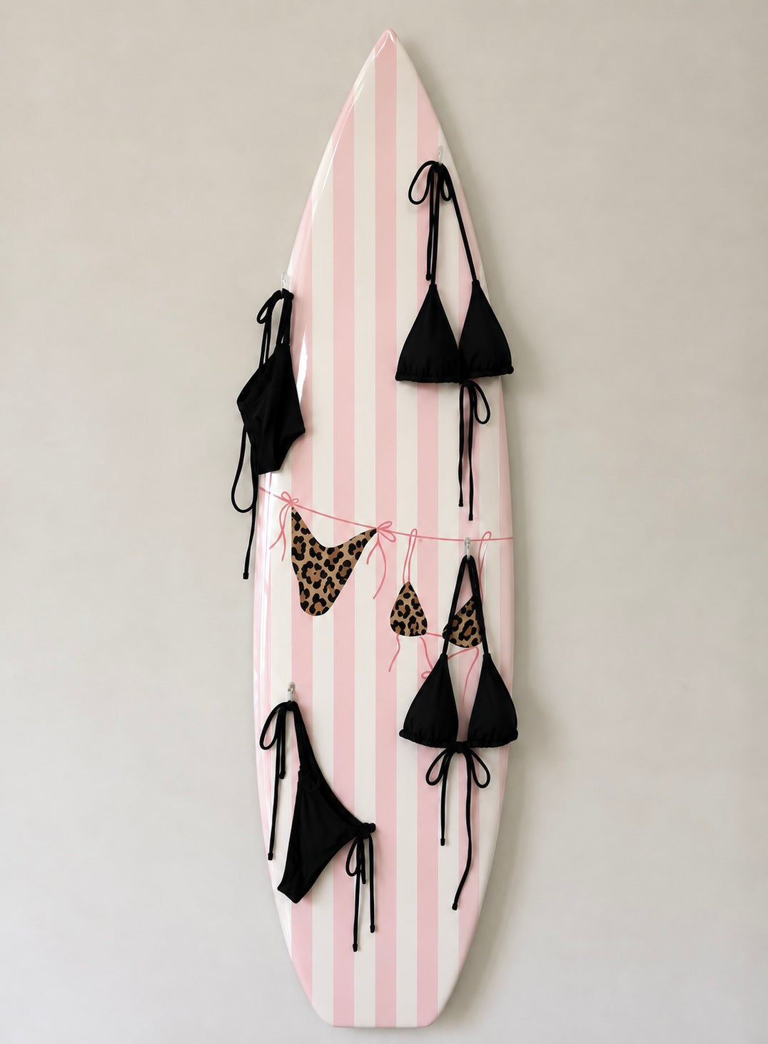 Kini Babe Surfboard Wall Decor