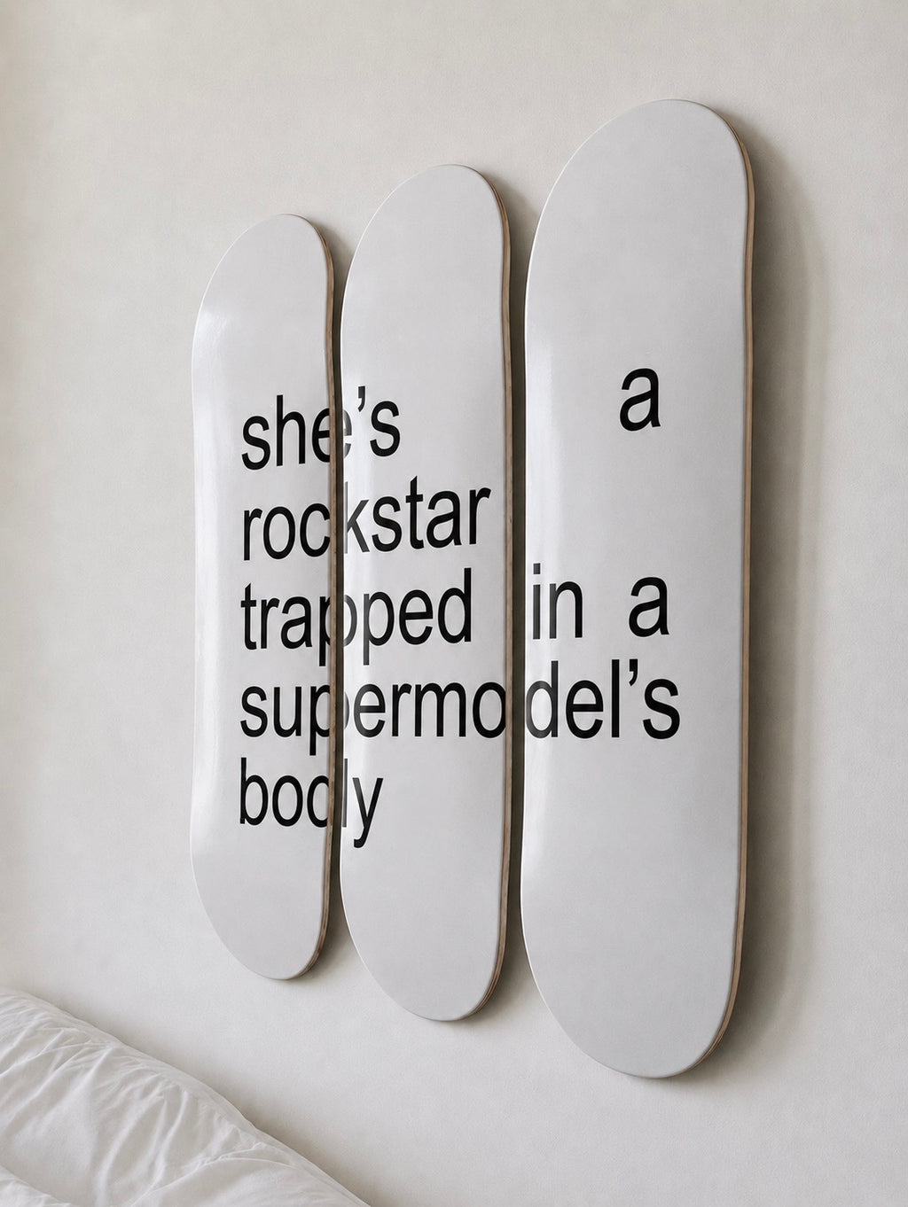 Rockstar Skateboard Wall Decor Set