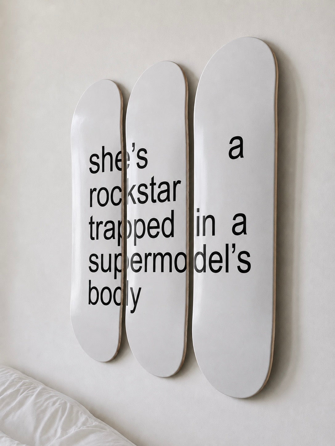Rockstar Skateboard Wall Decor Set