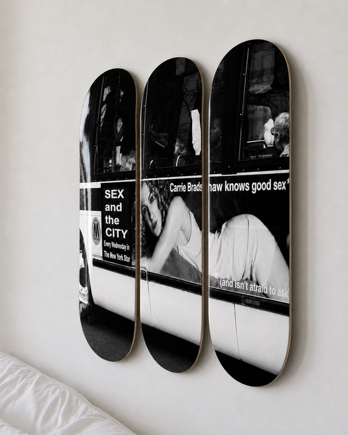 Carrie Skateboard Wall Decor Set