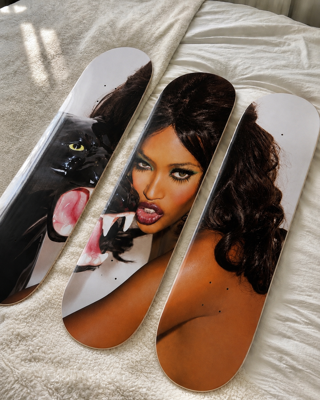 Naomi Skateboard Wall Decor Set
