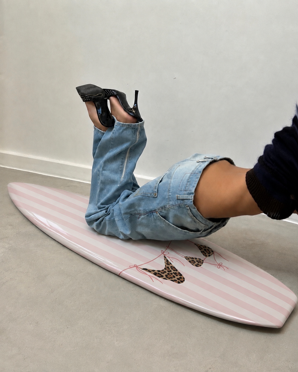 Kini Babe Surfboard Wall Decor