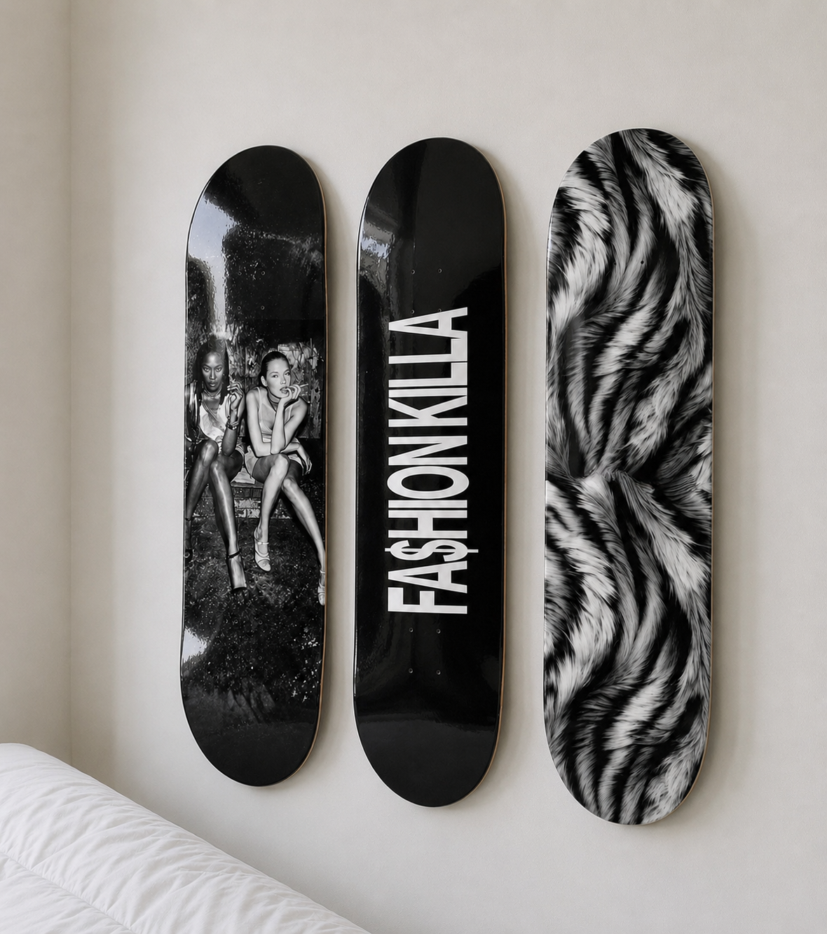 Fashion Killa Skateboard Wall Decor Set
