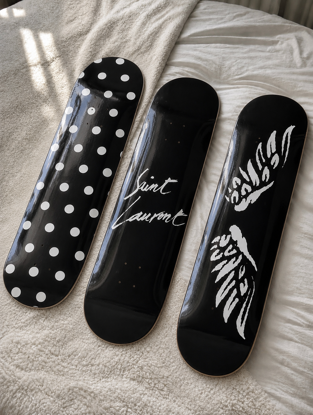 Saint Laurent Angel Skateboard Decor Set