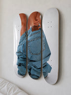Cute Jeans Skateboard Wall Decor Set