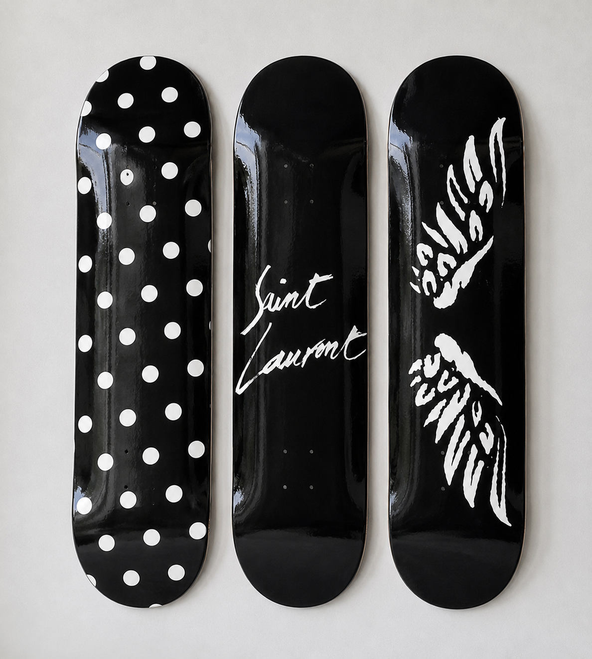 Saint Laurent Angel Skateboard Decor Set